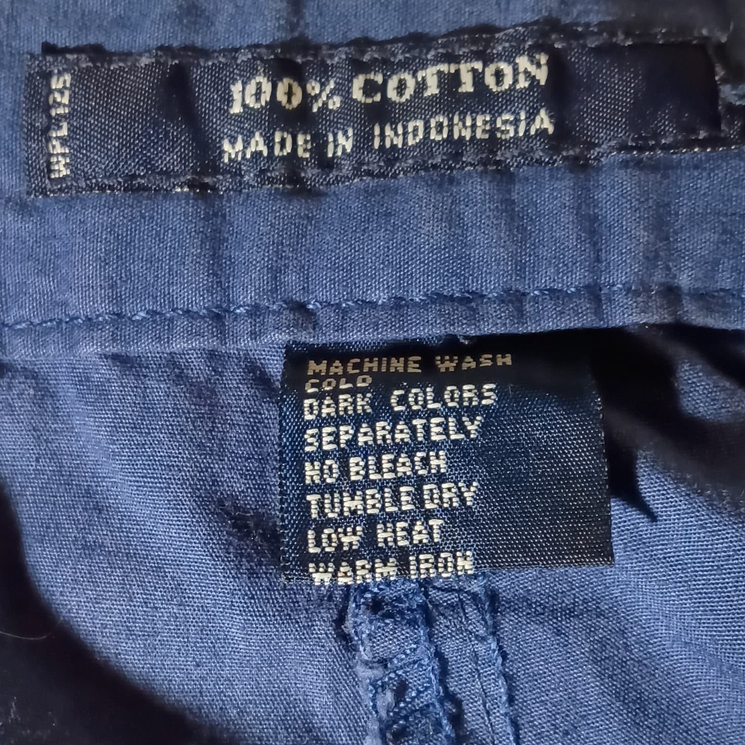 Chaps Ralph Lauren Shorts Mens 40 Blue Pleated Chino Cotton Pockets Summer - Thumbnail 2