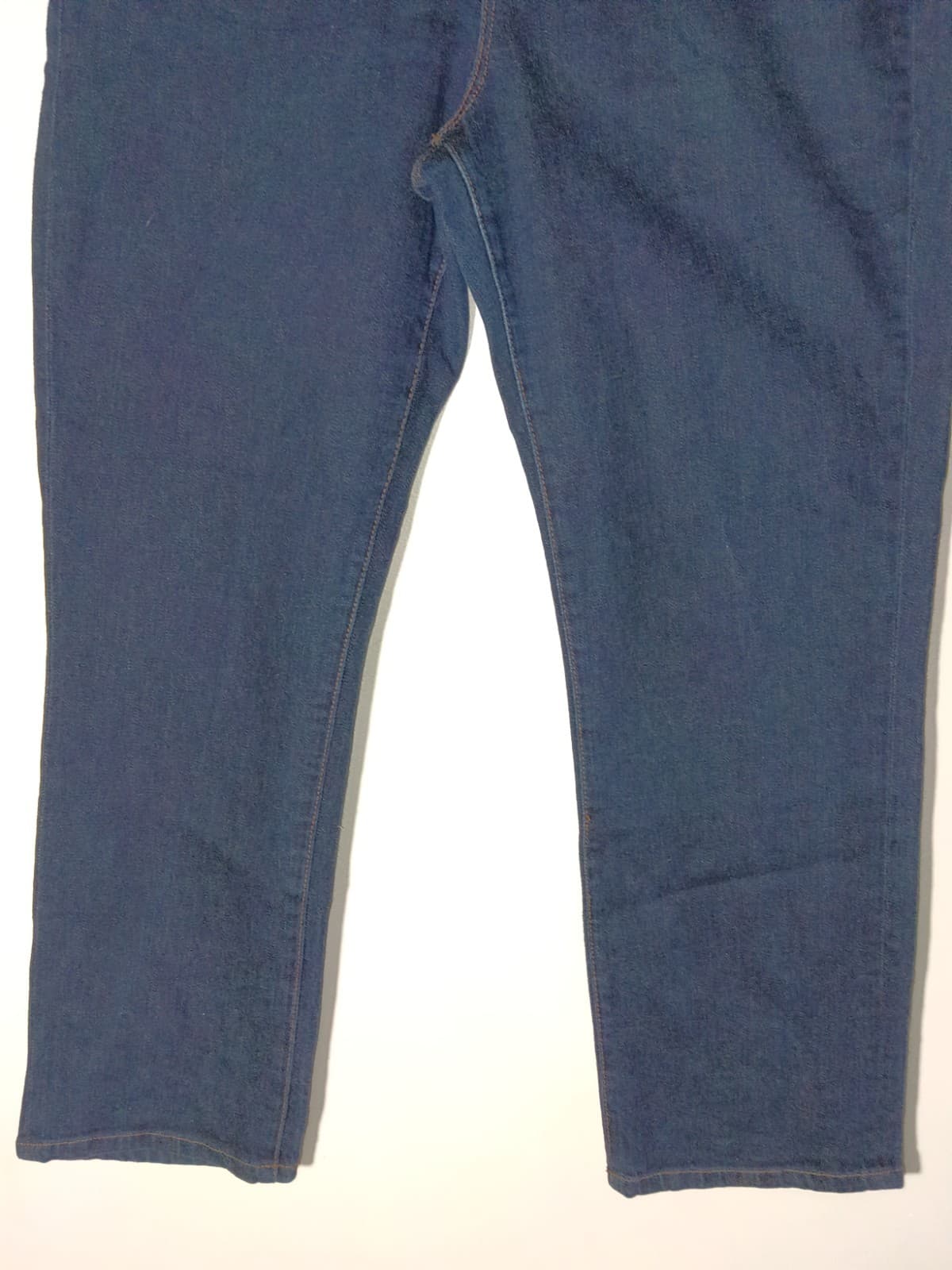 LRL Lauren Ralph Womens Blue Denim Dark Wash Jeans Size 14 (17x27 1/2) - Thumbnail 2