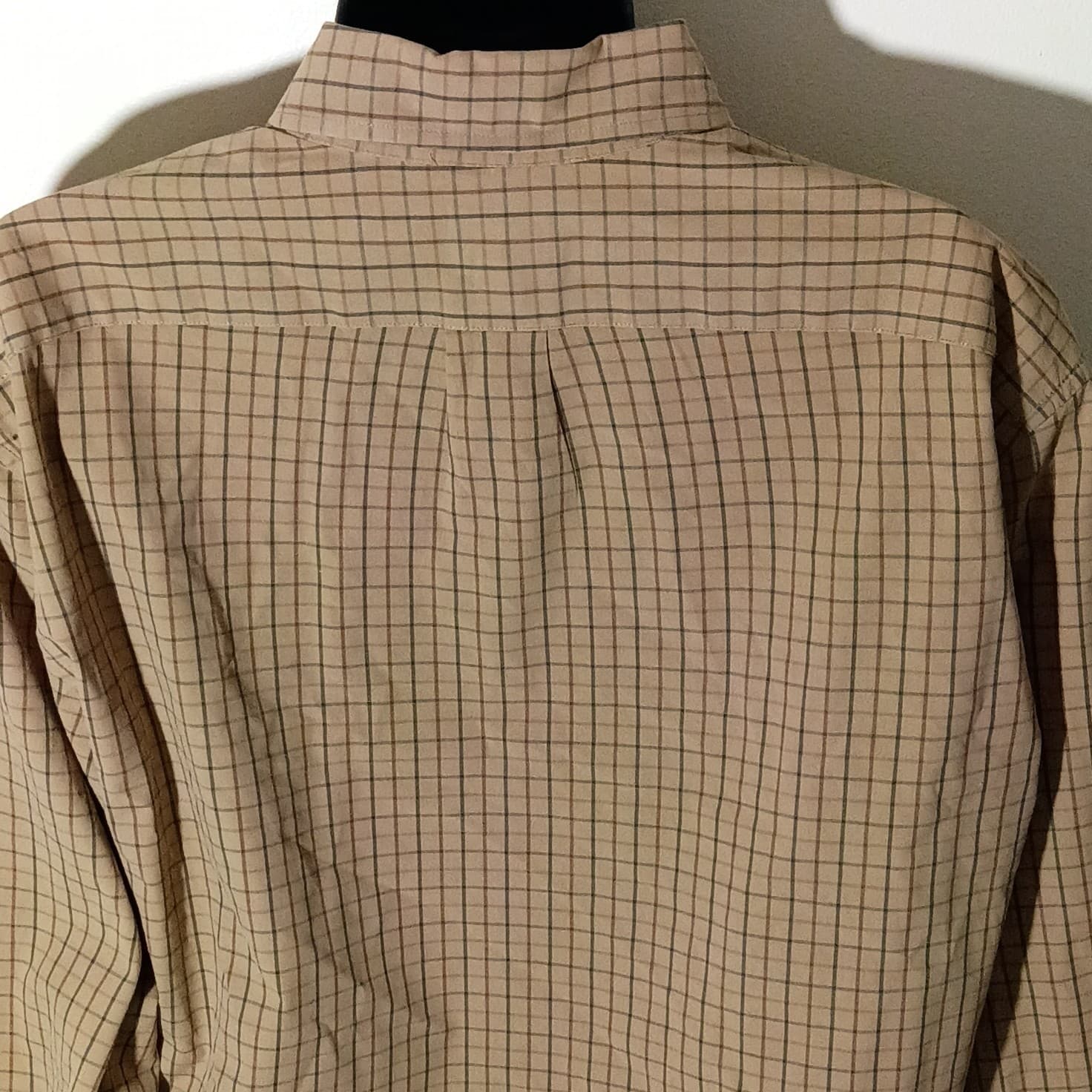 J.Crew Slim Fit Flex Oxford Brown Checkered Button Down Shirt Size large - Thumbnail 13