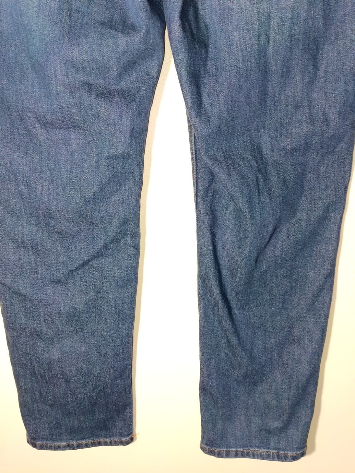 Men’s LL Bean 1912 Flex Jeans Athletic Fit Straight Leg Dark Indigo Size 37X29 - Thumbnail 6
