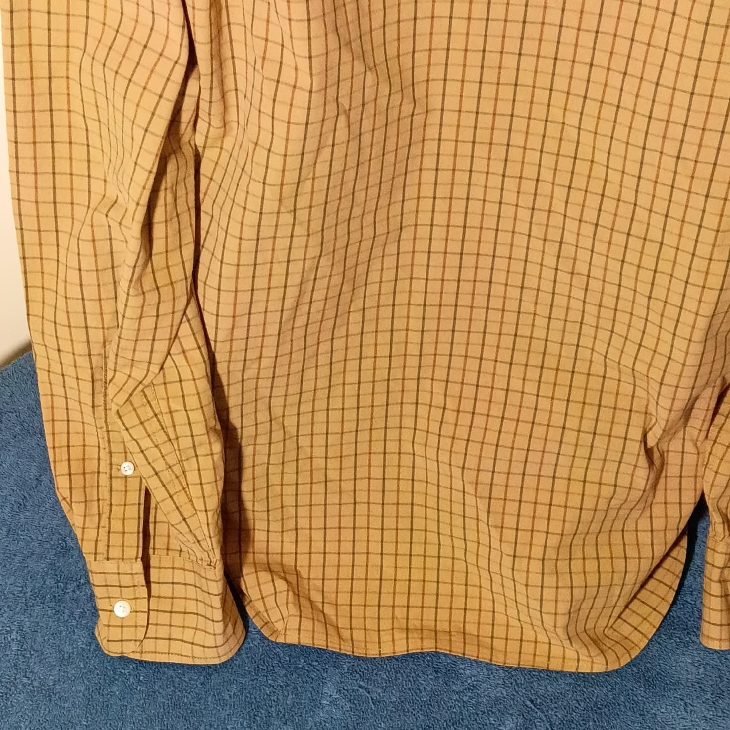 J.Crew Slim Fit Flex Oxford Brown Checkered Button Down Shirt Size large - Thumbnail 11