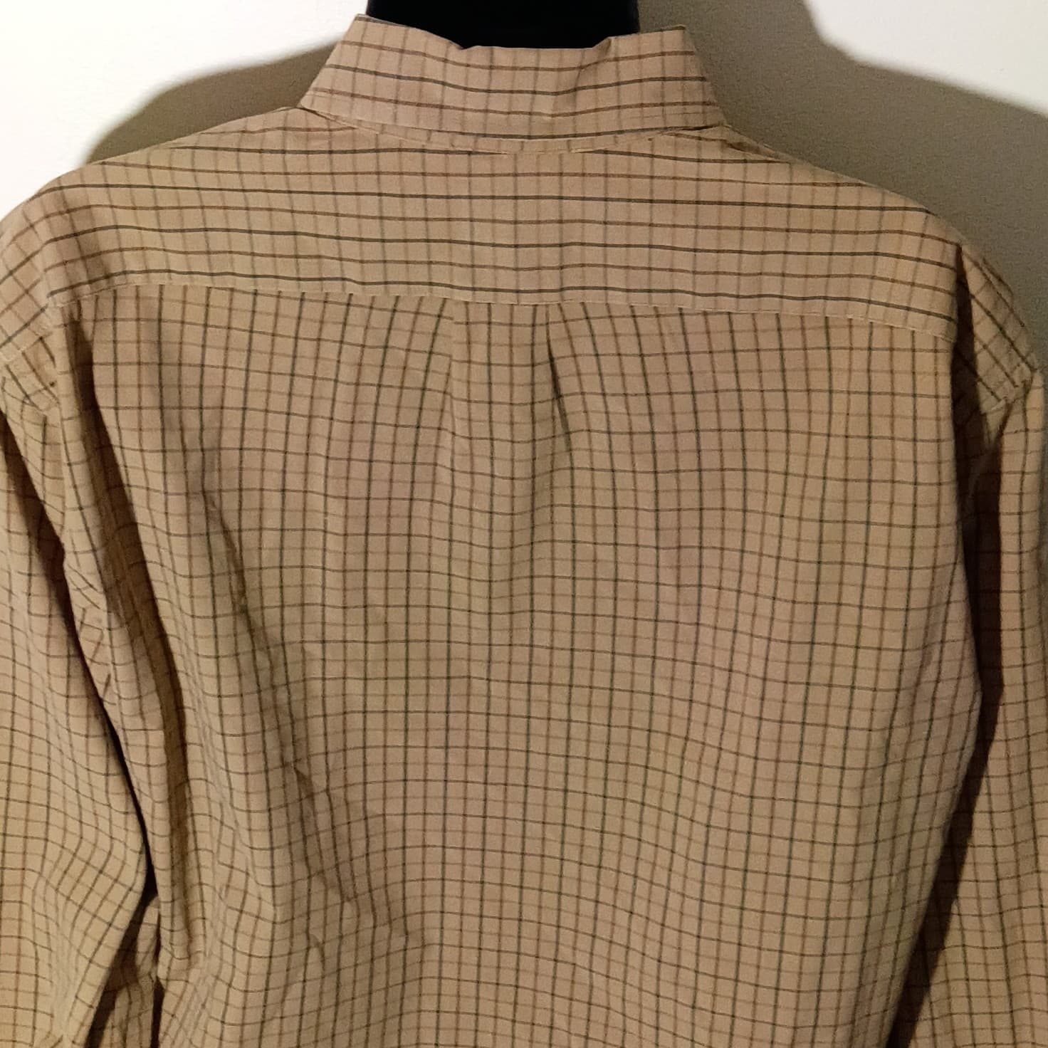 J.Crew Slim Fit Flex Oxford Brown Checkered Button Down Shirt Size large - Thumbnail 9