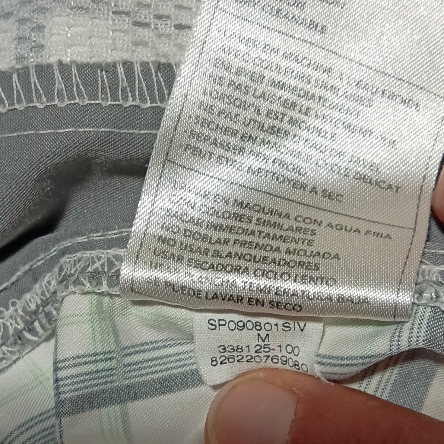 Nike Cargo Shorts Mens L White/Green/Black Plaid 9" - Thumbnail 14
