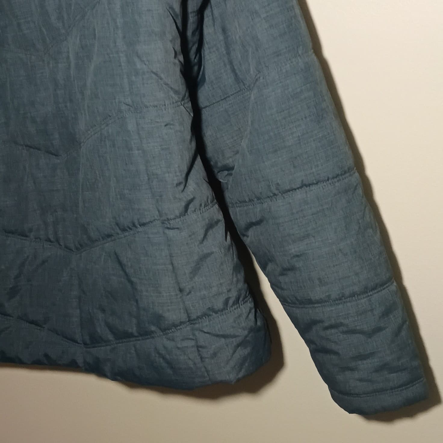 Columbia Blue Heathered Insulated Puffer Jacket Hooded Gorpcore Size XS - Thumbnail 11