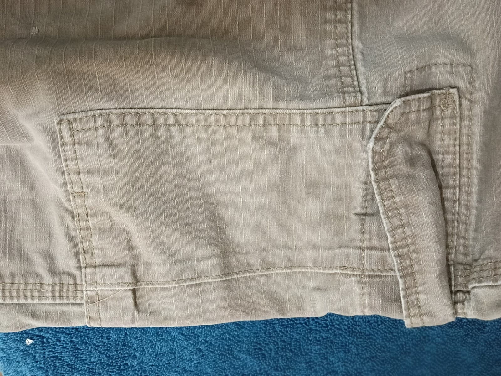 Wrangler Riggs Workwear Cargo Pants Mens Size 36x30 light tan colorway - Thumbnail 13