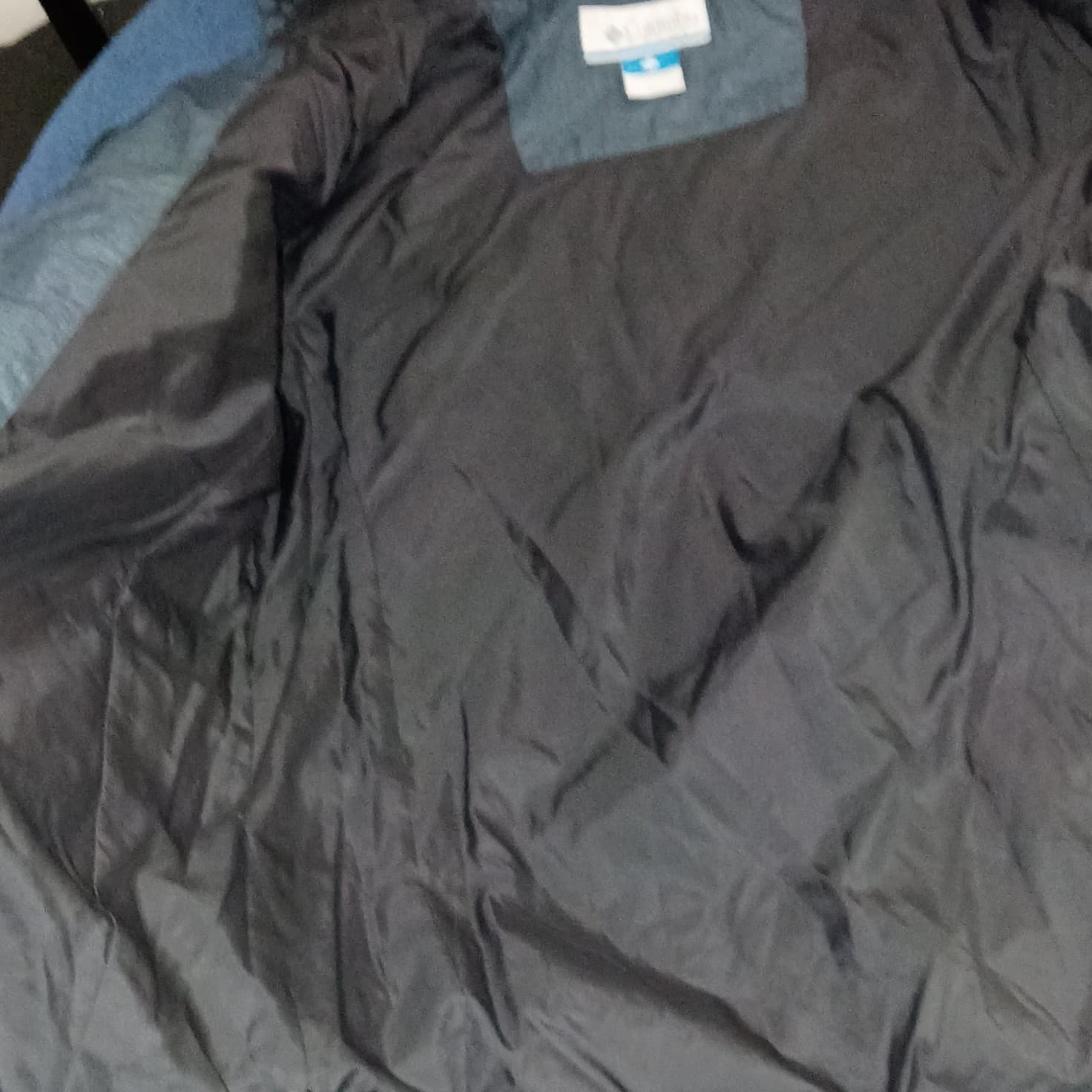 Columbia Blue Heathered Insulated Puffer Jacket Hooded Gorpcore Size XS - Thumbnail 15