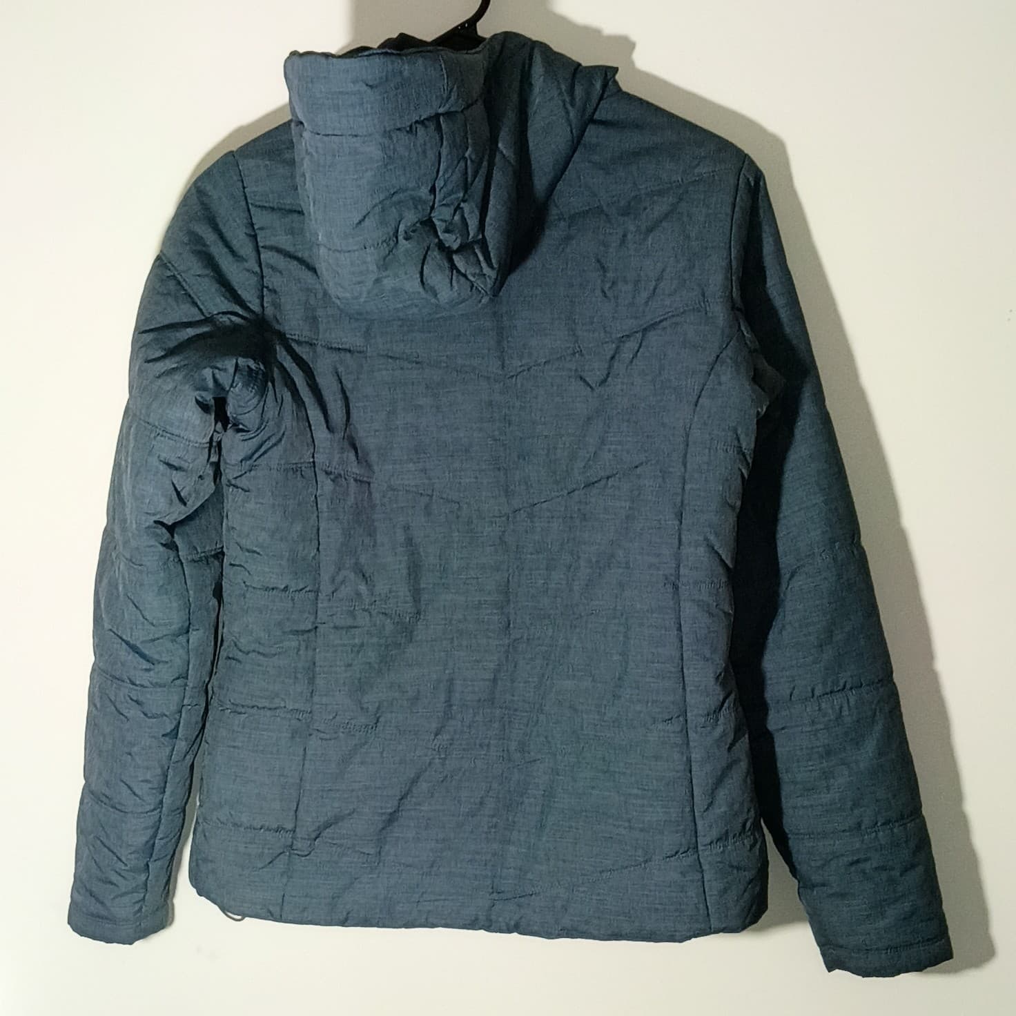 Columbia Blue Heathered Insulated Puffer Jacket Hooded Gorpcore Size XS - Thumbnail 9