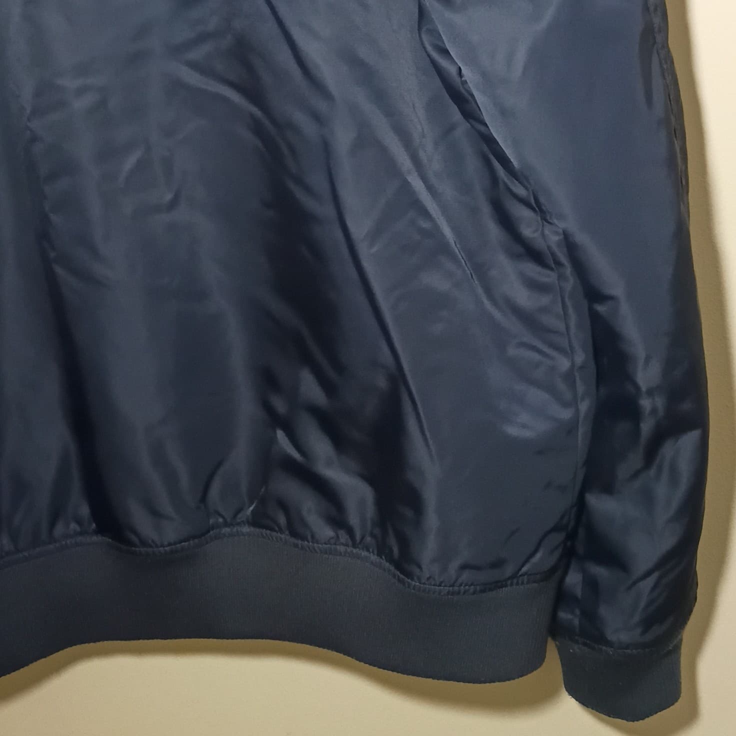 TOMMY HILFIGER REMOVABLE FAUX FUR MENS FULL ZIP BOMBER LOGO JACKET SZ: large - Thumbnail 15