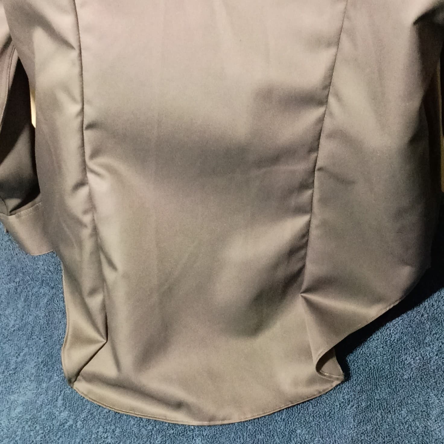 CALVIN KLEIN Size 16-32/33 GRAY SLIM FIT NON-IRON MEN BUTTON UP SHIRT ARC - Thumbnail 15