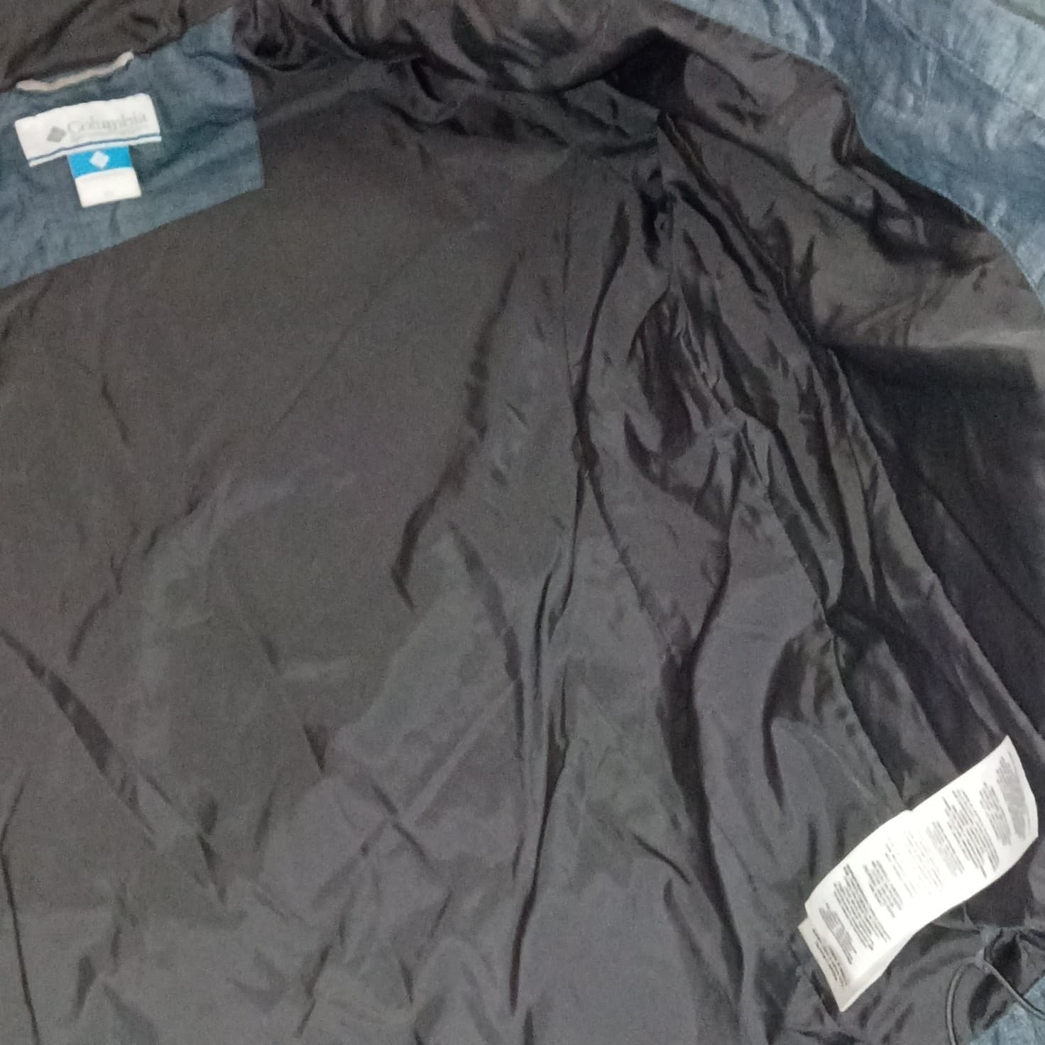 Columbia Blue Heathered Insulated Puffer Jacket Hooded Gorpcore Size XS - Thumbnail 16