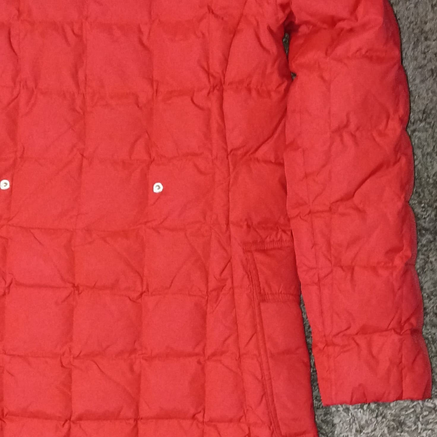Tommy Hilfiger Coat Size Small Women Hooded Red Puffer Coat - Thumbnail 13