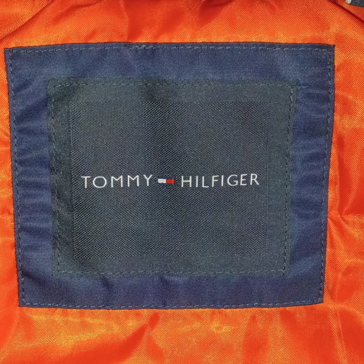 TOMMY HILFIGER REMOVABLE FAUX FUR MENS FULL ZIP BOMBER LOGO JACKET SZ: large - Thumbnail 18