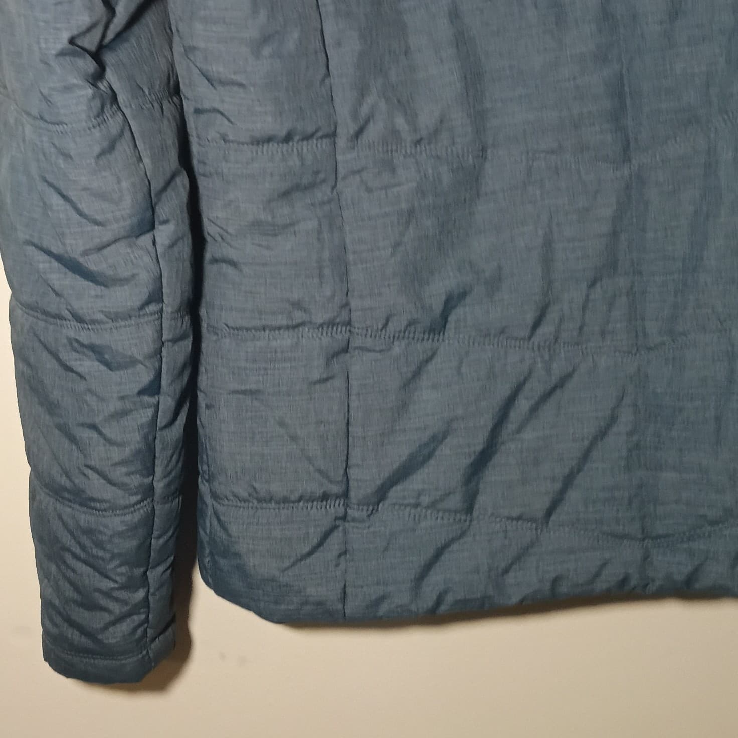 Columbia Blue Heathered Insulated Puffer Jacket Hooded Gorpcore Size XS - Thumbnail 12
