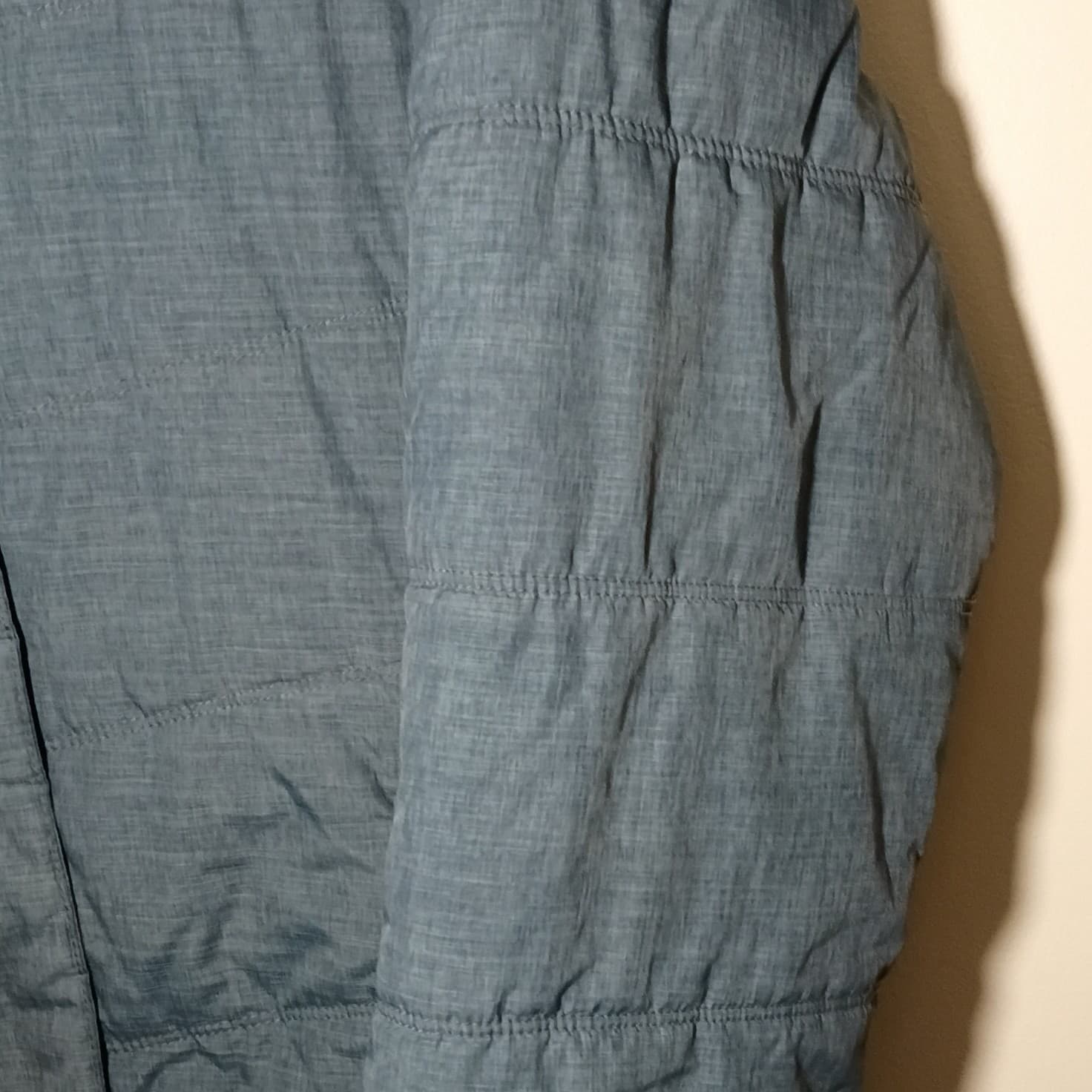 Columbia Blue Heathered Insulated Puffer Jacket Hooded Gorpcore Size XS - Thumbnail 5
