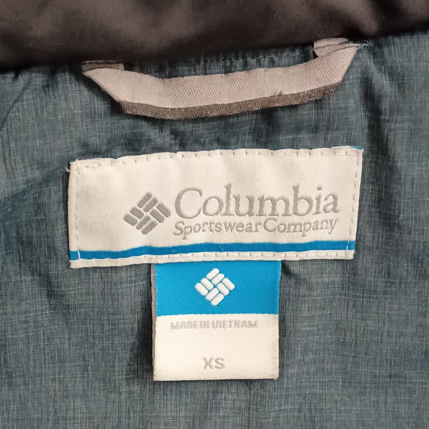 Columbia Blue Heathered Insulated Puffer Jacket Hooded Gorpcore Size XS - Thumbnail 24