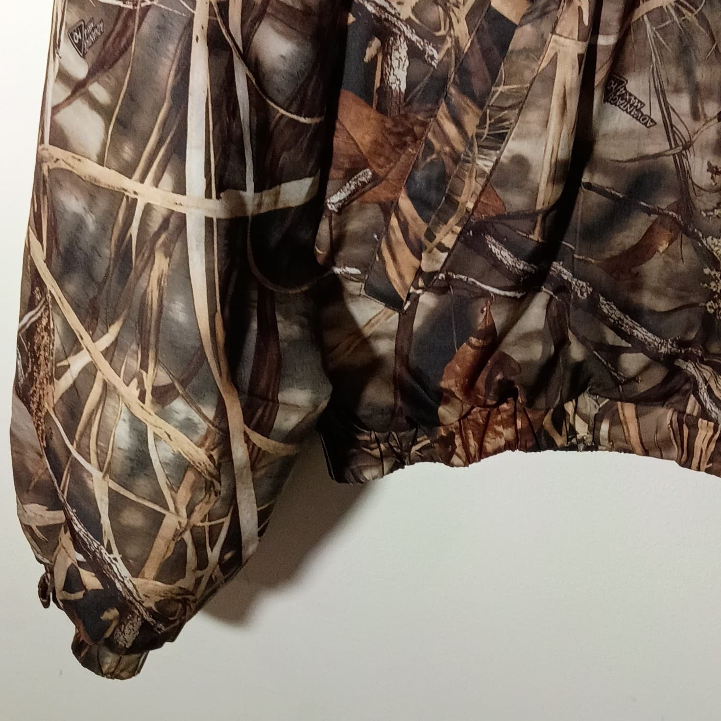 Gamehide Reversible Hunting Jacket Mens medium Camo Advantage MAX-4 HD Brown - Thumbnail 7