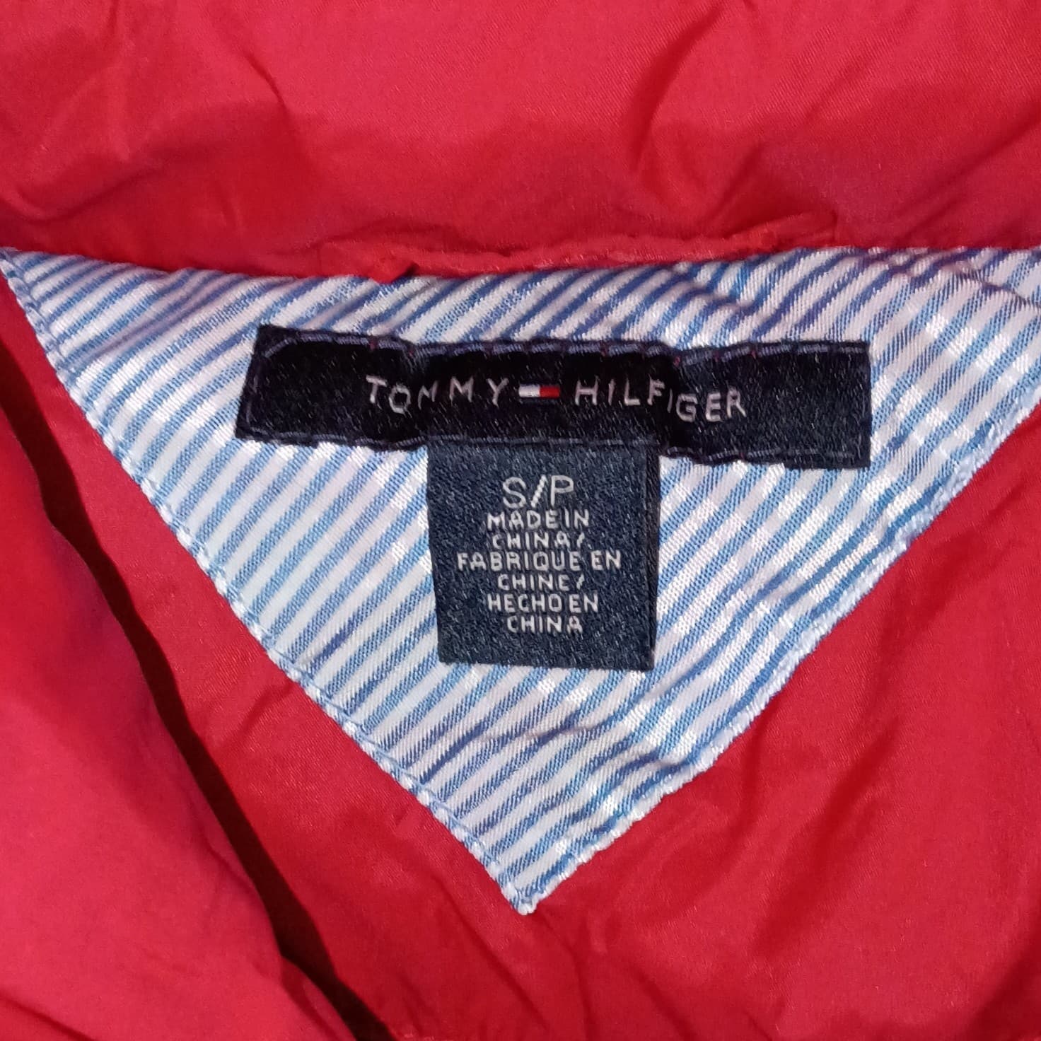 Tommy Hilfiger Coat Size Small Women Hooded Red Puffer Coat - Thumbnail 8