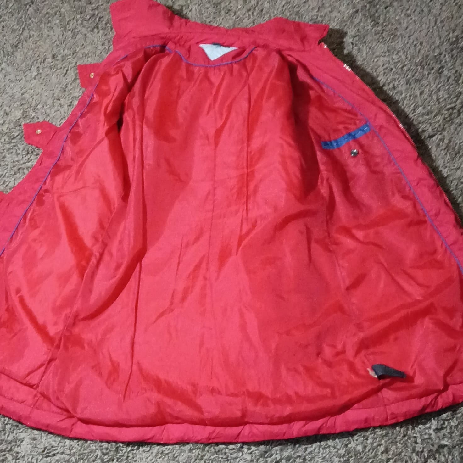 Tommy Hilfiger Coat Size Small Women Hooded Red Puffer Coat - Thumbnail 20