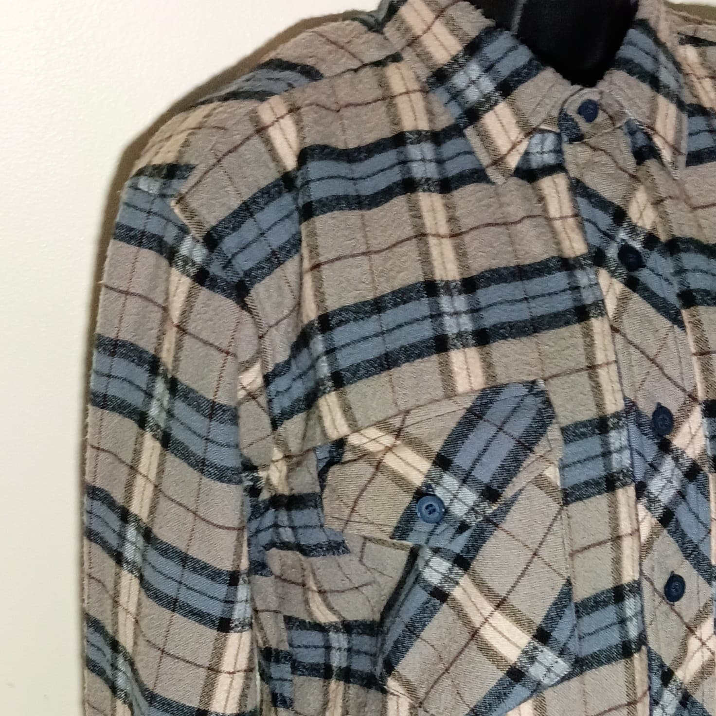 Vintage Pine Grove Wool Blend Flannel Button Down Long Sleeve Shirt. Size small - Thumbnail 6