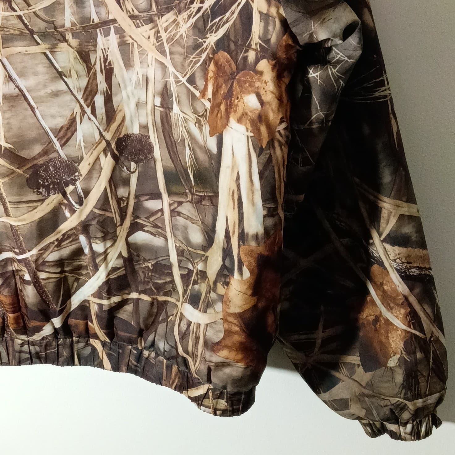 Gamehide Reversible Hunting Jacket Mens medium Camo Advantage MAX-4 HD Brown - Thumbnail 12