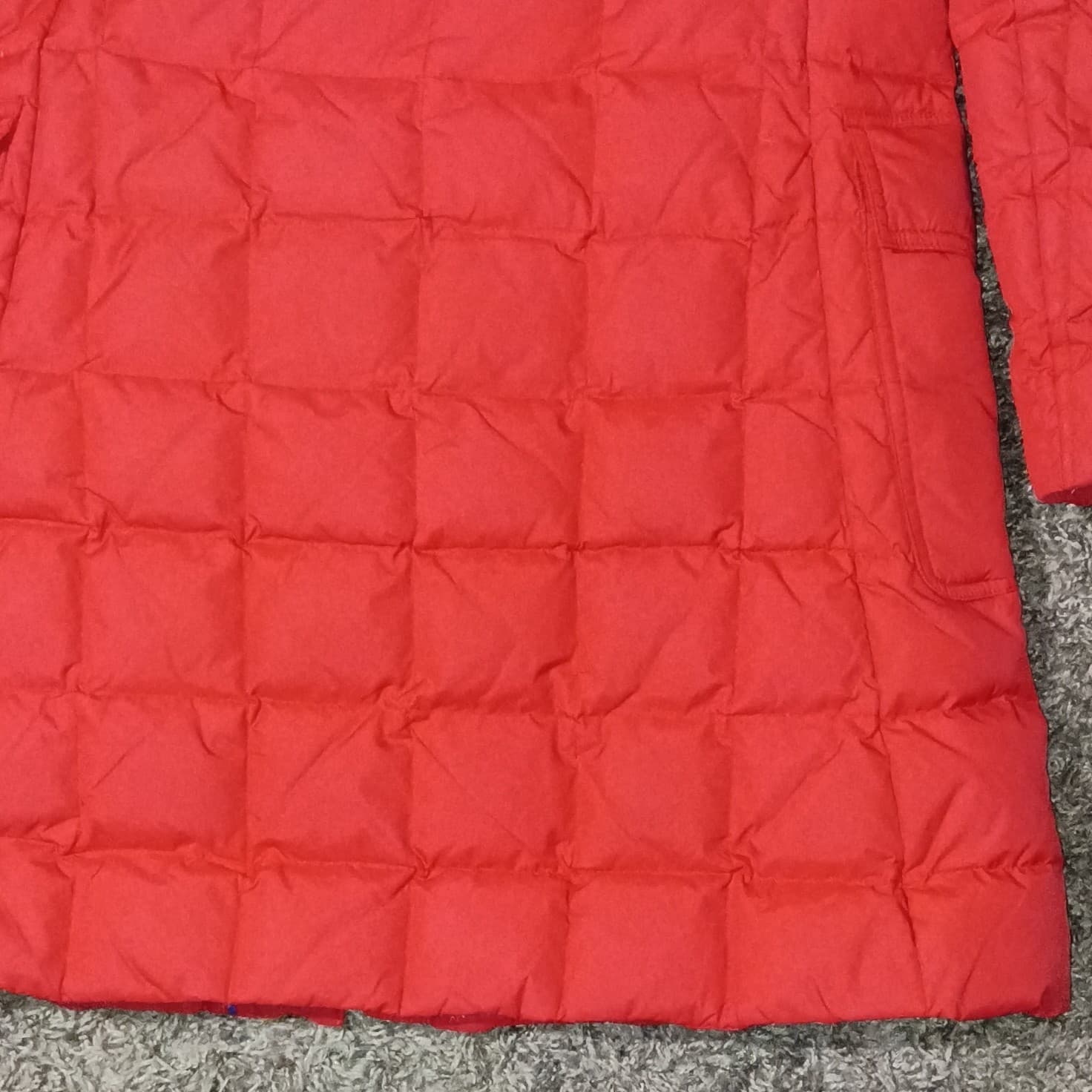 Tommy Hilfiger Coat Size Small Women Hooded Red Puffer Coat - Thumbnail 14