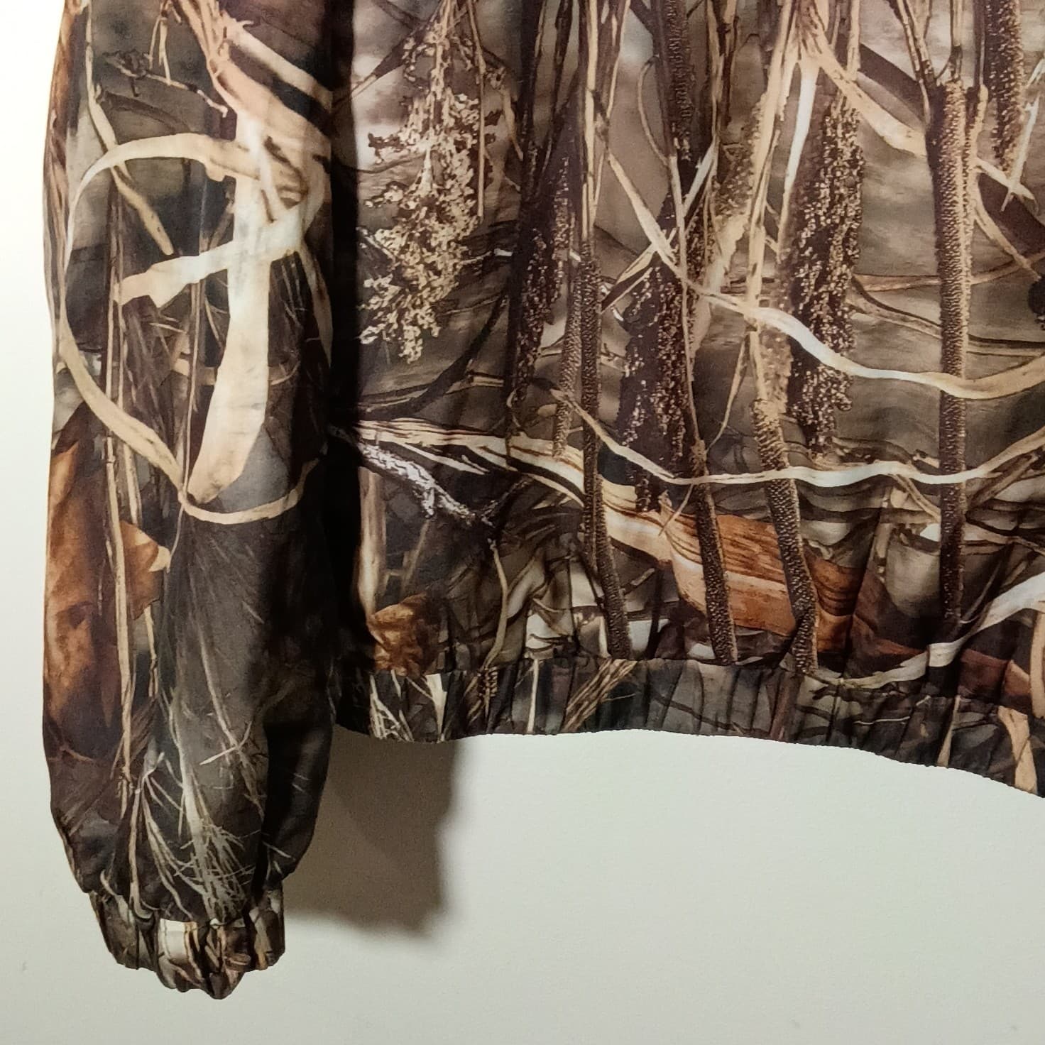 Gamehide Reversible Hunting Jacket Mens medium Camo Advantage MAX-4 HD Brown - Thumbnail 13