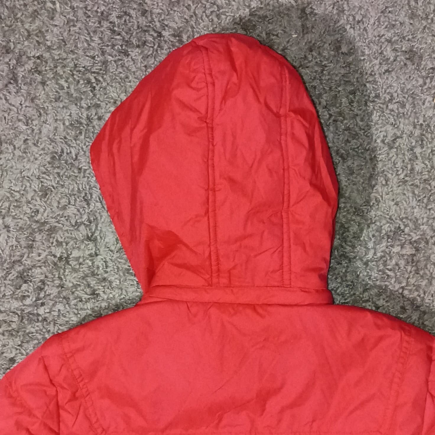 Tommy Hilfiger Coat Size Small Women Hooded Red Puffer Coat - Thumbnail 10