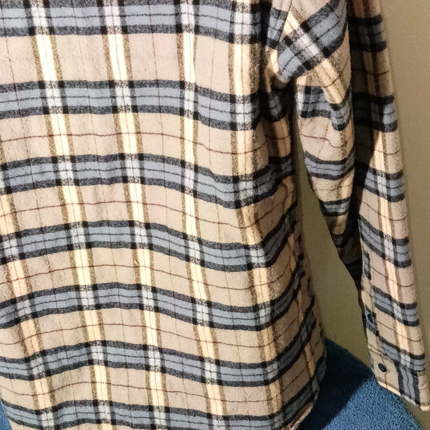 Vintage Pine Grove Wool Blend Flannel Button Down Long Sleeve Shirt. Size small - Thumbnail 11