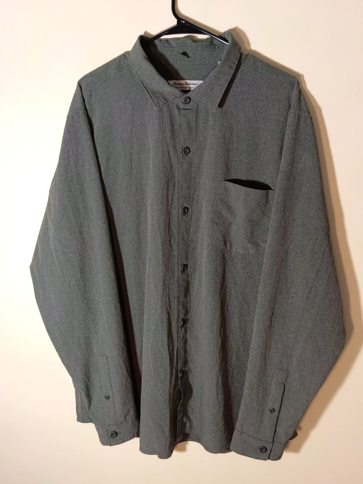 Tommy Bahama long sleeve stretchy dress shirt button down size 2XL