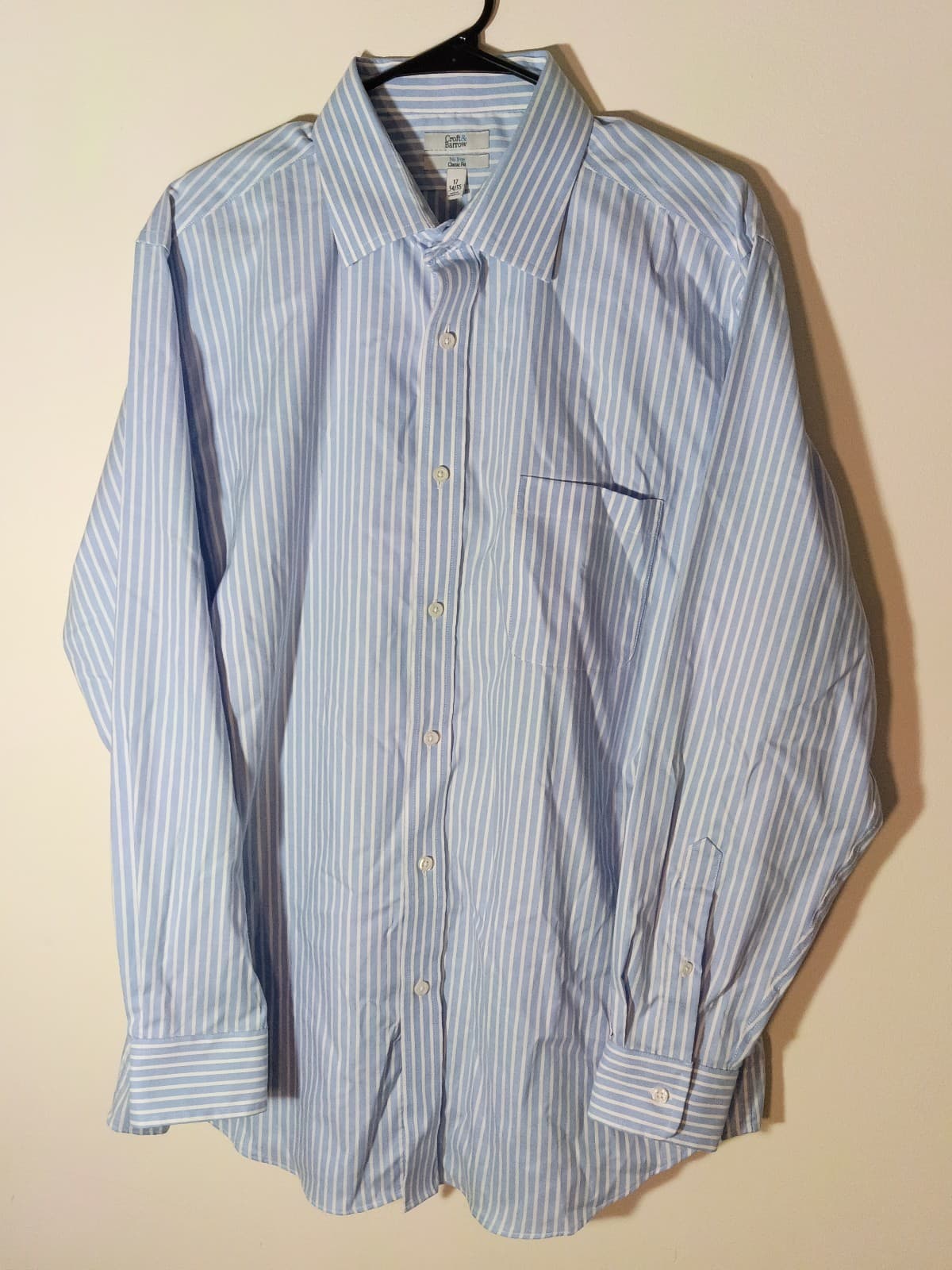 Croft and Barrow pinstripe long sleeve button down