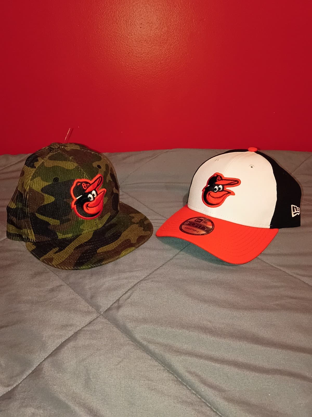 New era Baltimore Orioles snapback and one fitted hat size 7 and 1/4 brand new