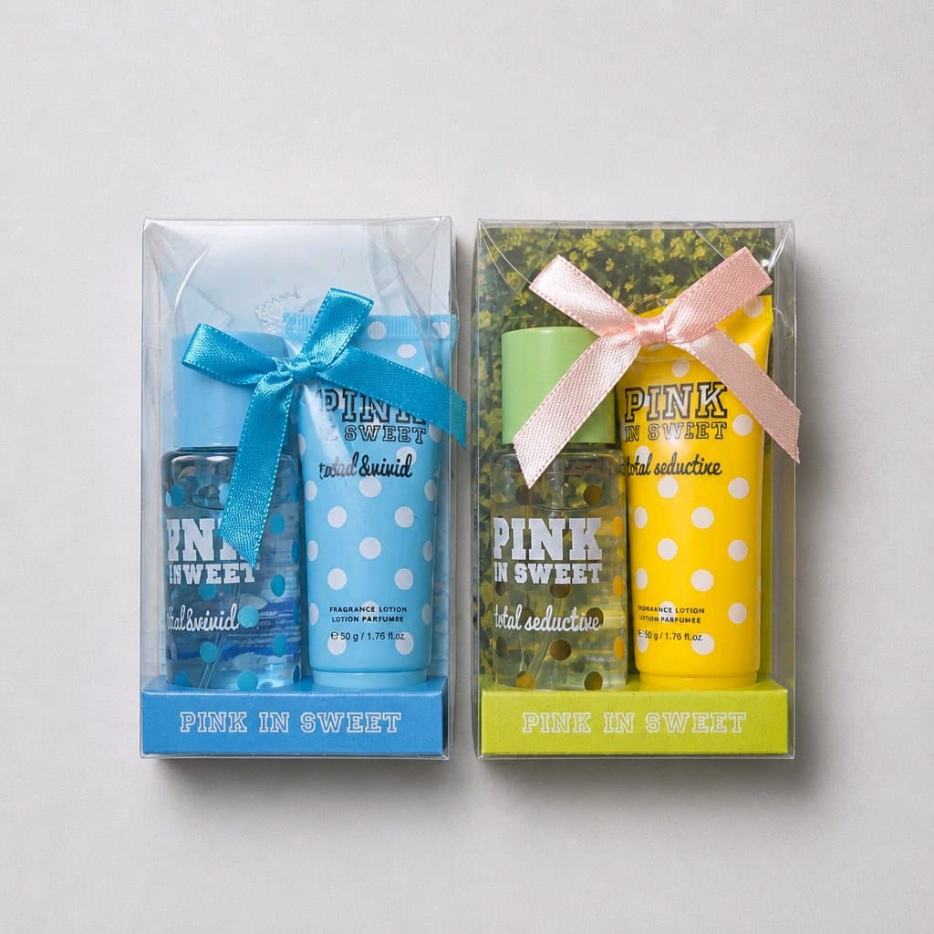 Pink In Sweet Fragrance Lotion Gift Set