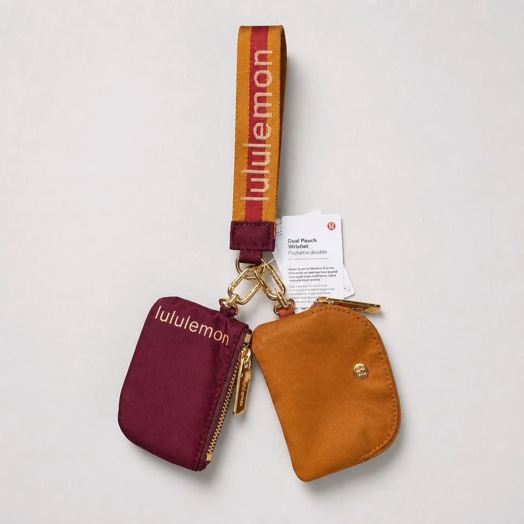 Lululemon Dual Pouch Wristlet with Strap