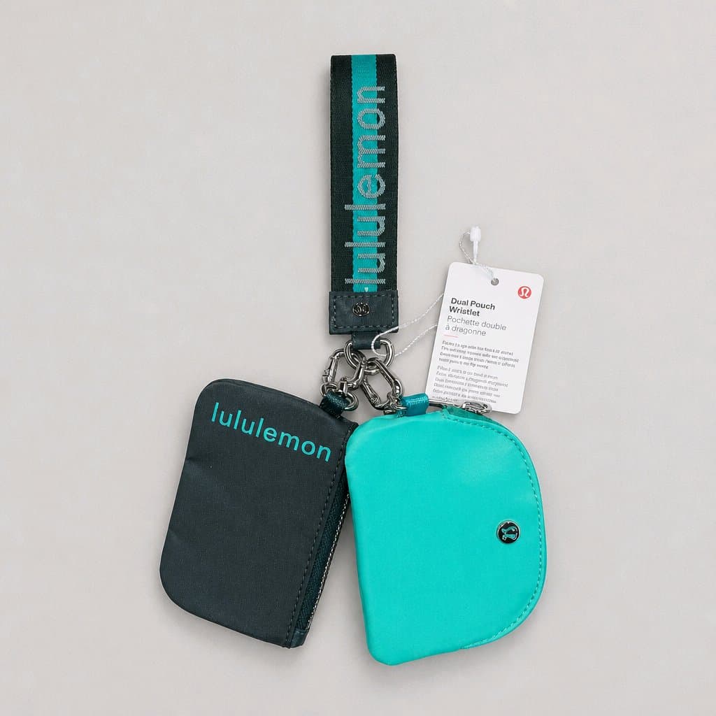 Lululemon Dual Pouch Wristlet with Keychain