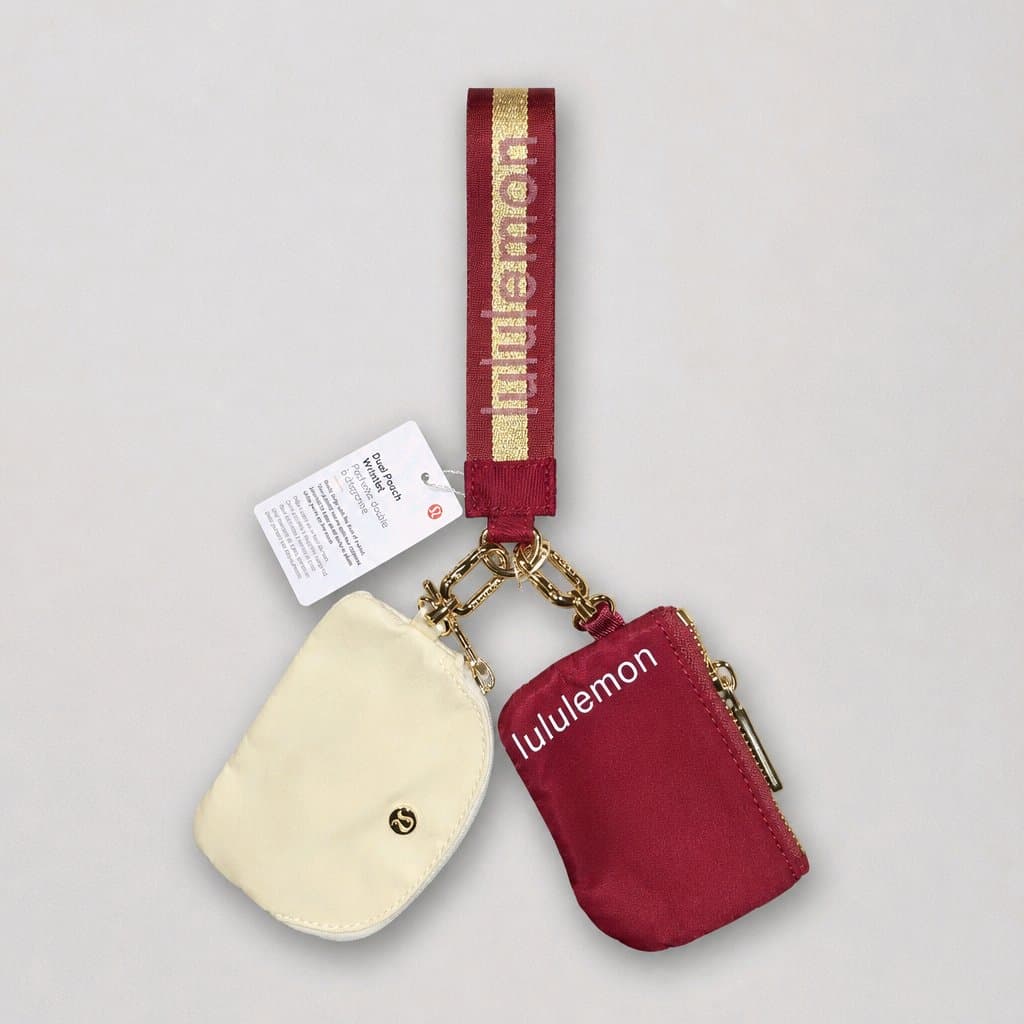 Lululemon Dual Pouch Wristlet Keychain