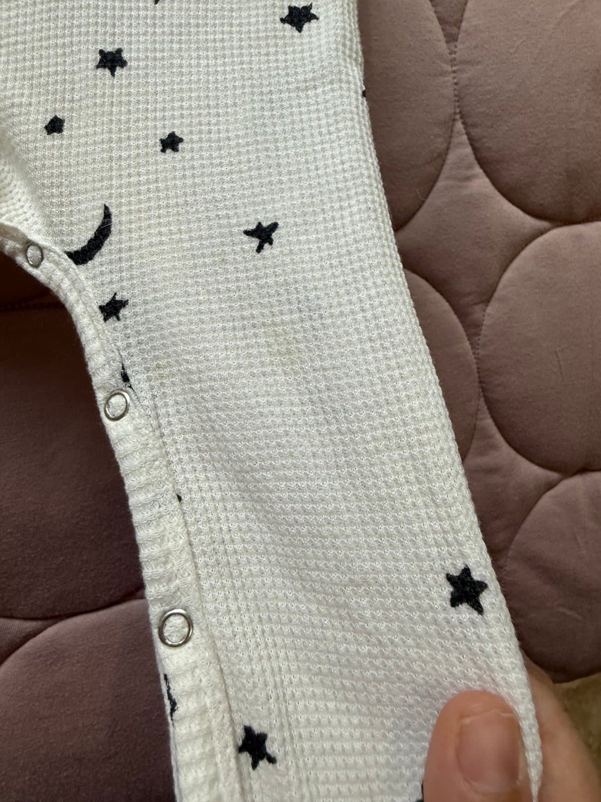 Kate Quinn 18-24 thermal moon and stars union suit romper pajama - Thumbnail 4