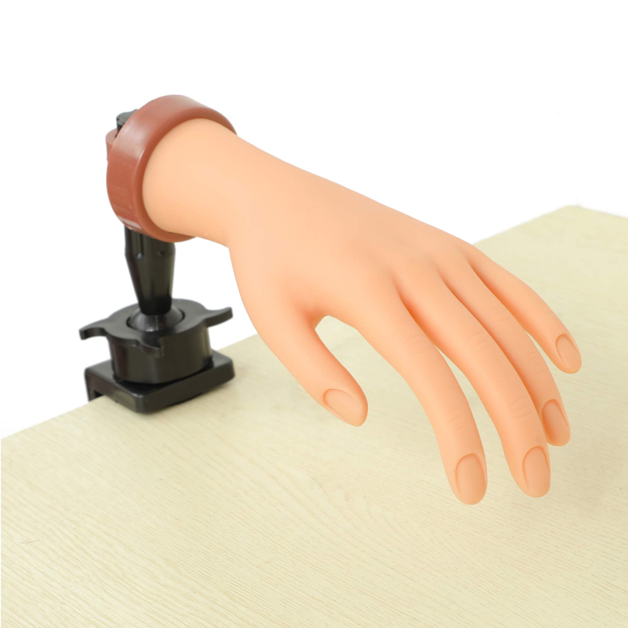 Nail Art Training Hand  Nail Mannequin Hands for Nails Practice Nail Practice Hands for Art Display for Manicure - Thumbnail 4