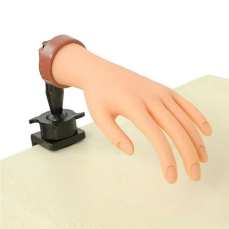 Nail Art Training Hand  Nail Mannequin Hands for Nails Practice Nail Practice Hands for Art Display for Manicure - Thumbnail 8