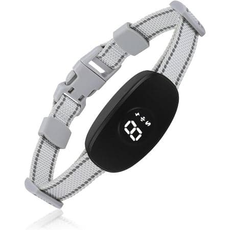 MAXLAPTER Dog Bark Collar  Anti-Bark Shock Collar with 8 Levels of Sensitivity and Intensity  Suitable for All Size Dogs Training