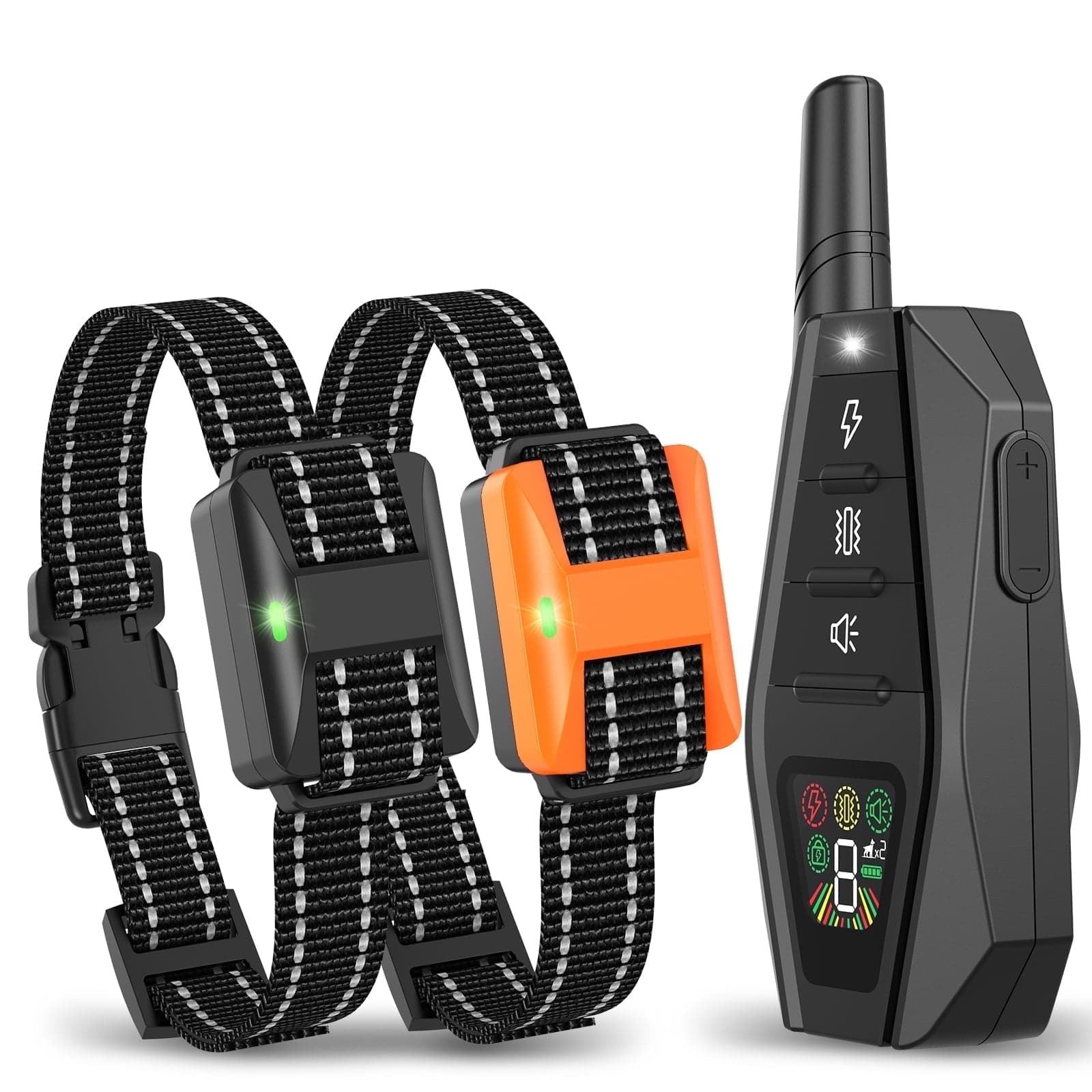 MAXLAPTER Dog Bark Collar  Anti-Bark Shock Collar with 8 Levels of Sensitivity and Intensity  Suitable for All Size Dogs Training - Thumbnail 3