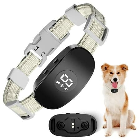 MAXLAPTER Dog Bark Collar  Anti-Bark Shock Collar with 8 Levels of Sensitivity and Intensity  Suitable for All Size Dogs Training - Thumbnail 2