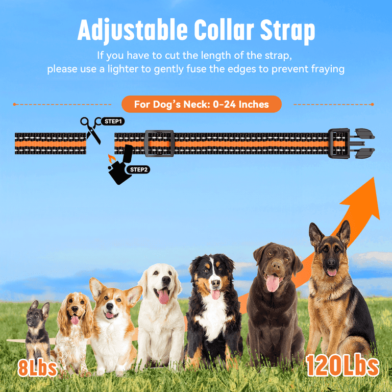 MAXLAPTER Dog Bark Collar  Anti-Bark Shock Collar with 8 Levels of Sensitivity and Intensity  Suitable for All Size Dogs Training - Thumbnail 7