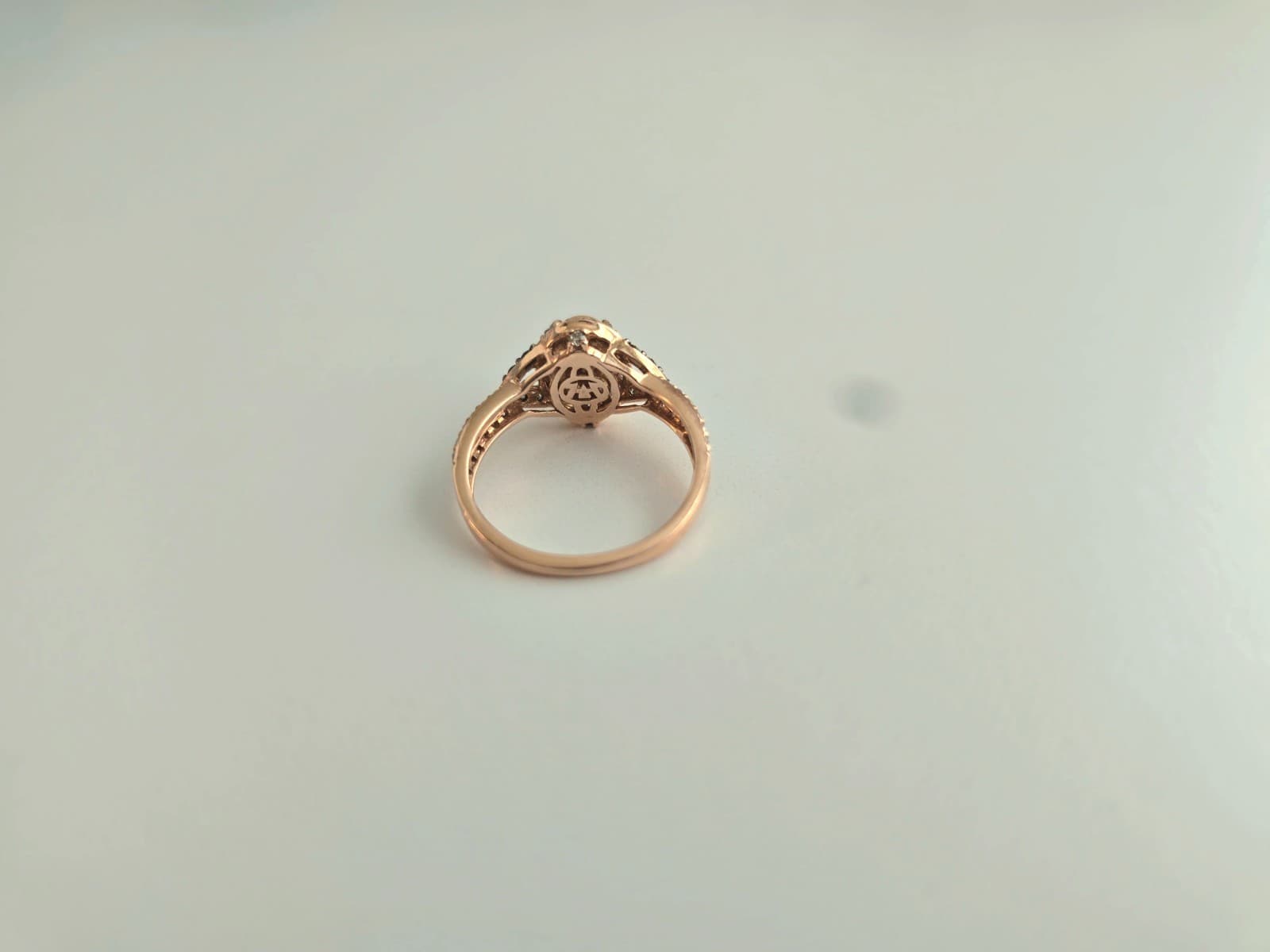 Le Vian 8x6mm Opal & 0.35 CTW Diamonds 14k Rose Gold Ring Size 6.75 - Thumbnail 6