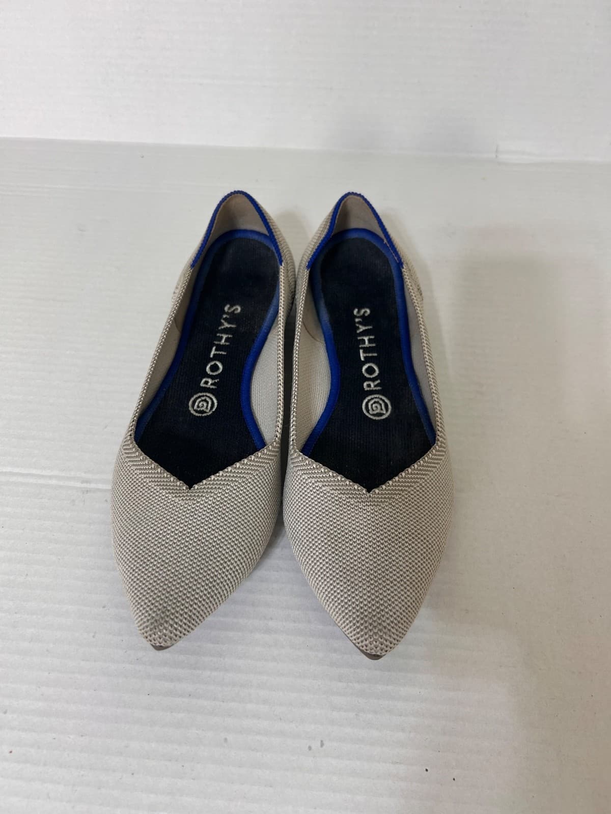 Rothy's The Point Shoes Womens Size 9 Gray Knit Pointed Toe Flats Casual Ballet - Thumbnail 9