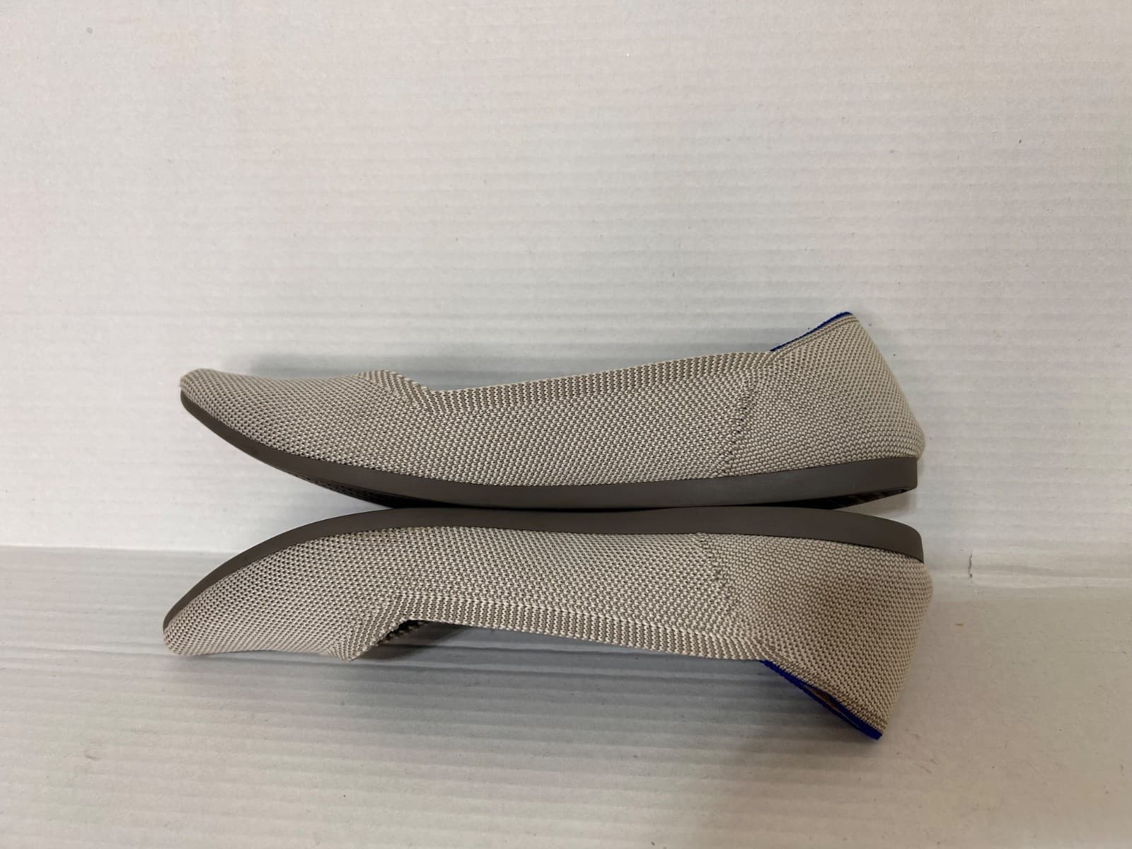 Rothy's The Point Shoes Womens Size 9 Gray Knit Pointed Toe Flats Casual Ballet - Thumbnail 6