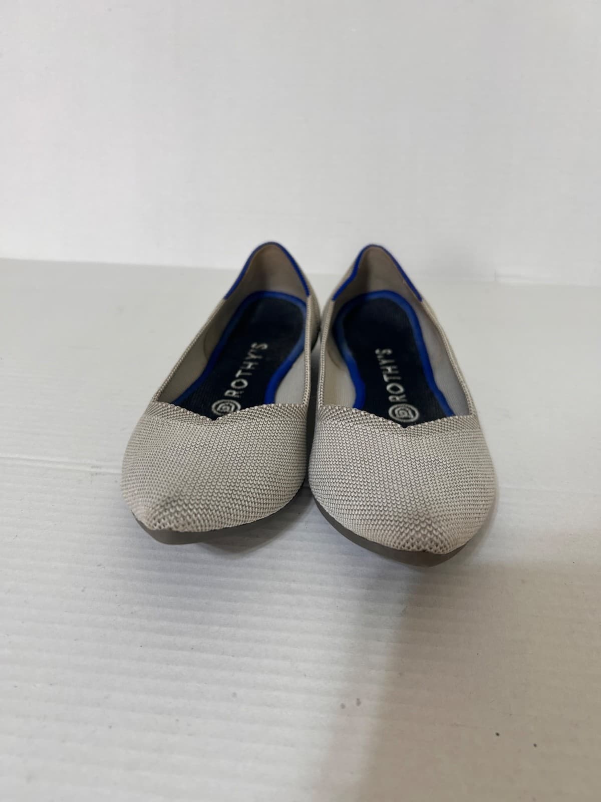 Rothy's The Point Shoes Womens Size 9 Gray Knit Pointed Toe Flats Casual Ballet - Thumbnail 8