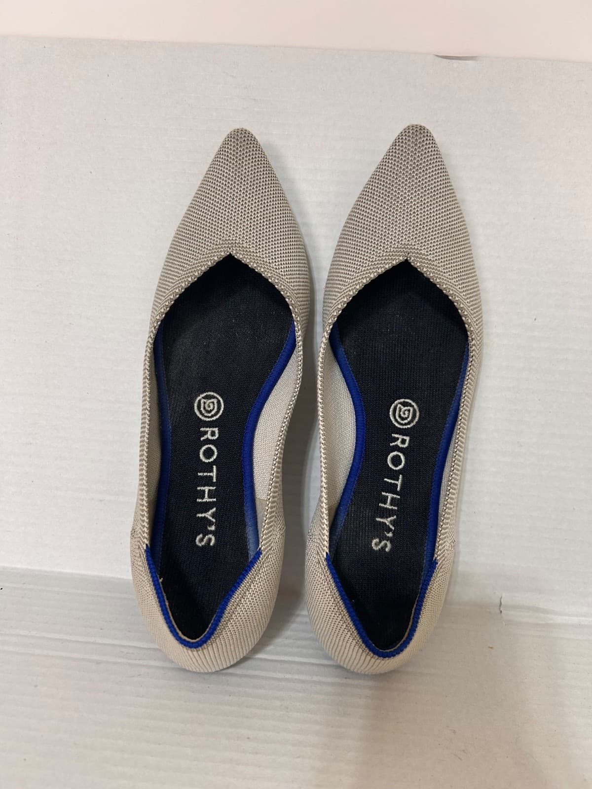 Rothy's The Point Shoes Womens Size 9 Gray Knit Pointed Toe Flats Casual Ballet - Thumbnail 7