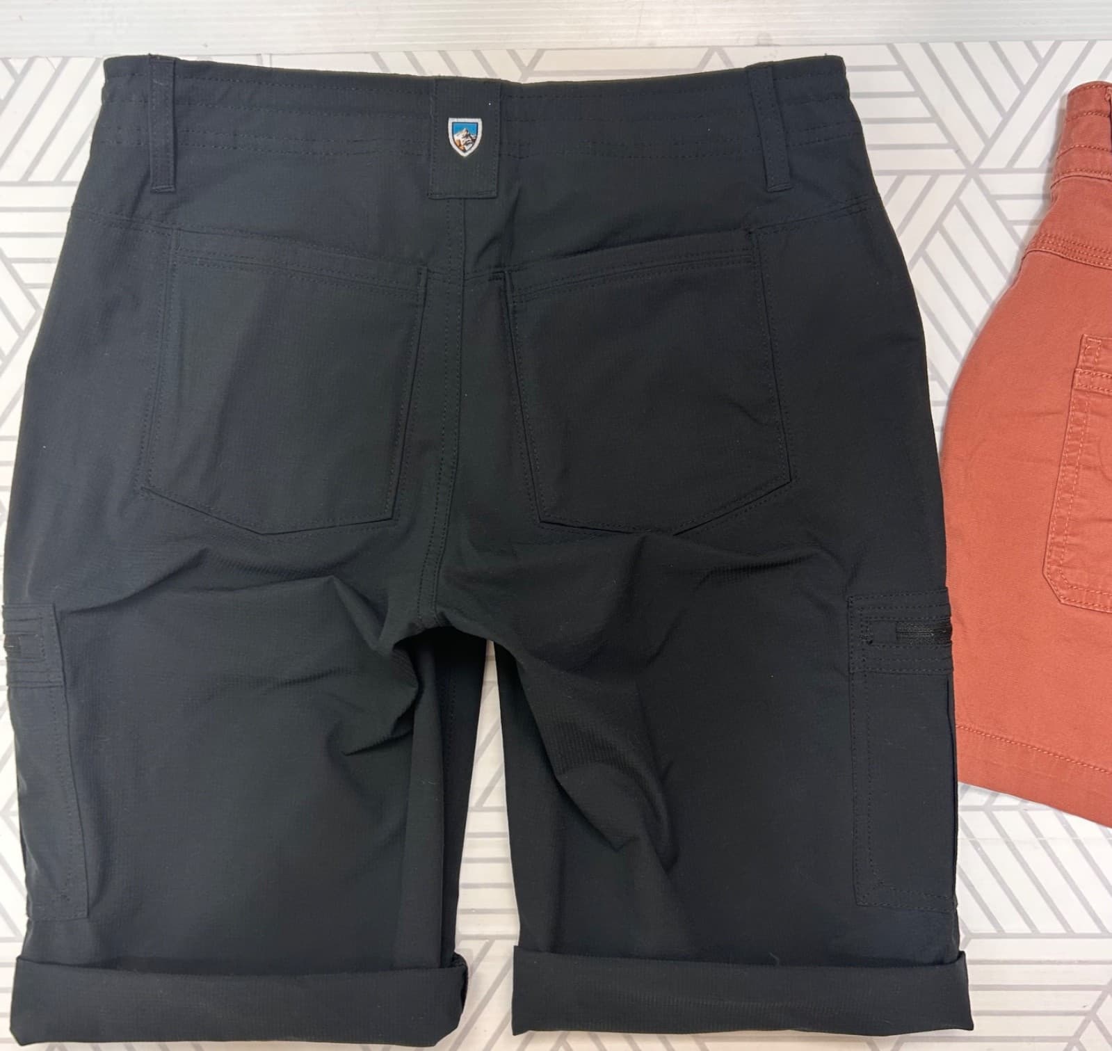 Bundle Kuhl Horizon & Prana Elle Shorts Size 4 W28 Cargo Hiking Black Rust a1 - Thumbnail 3