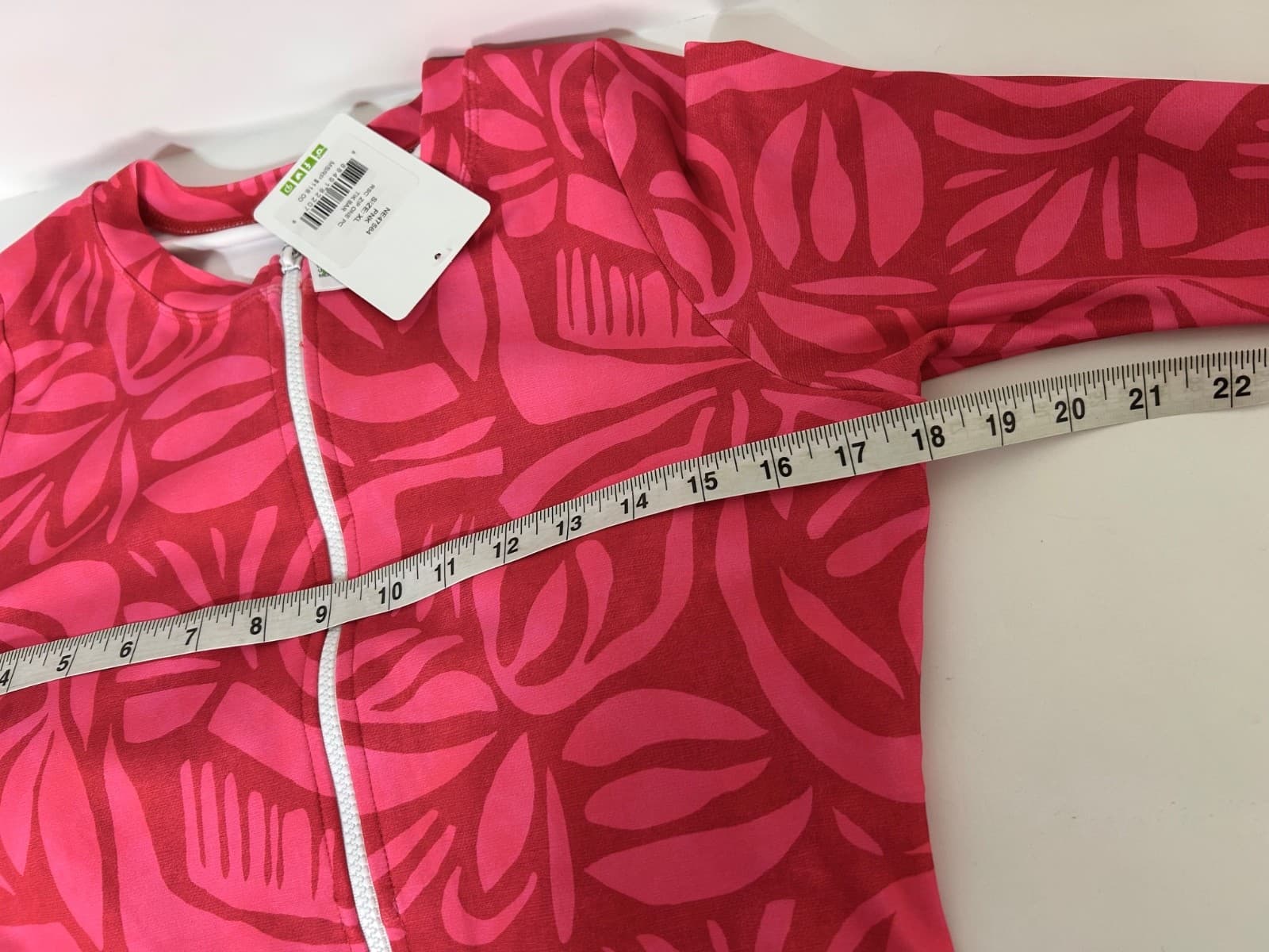 NWT $112 Next By Athena size XL Long Sleeve Zip One Piece Swimsuit Scuba Resort - Thumbnail 8