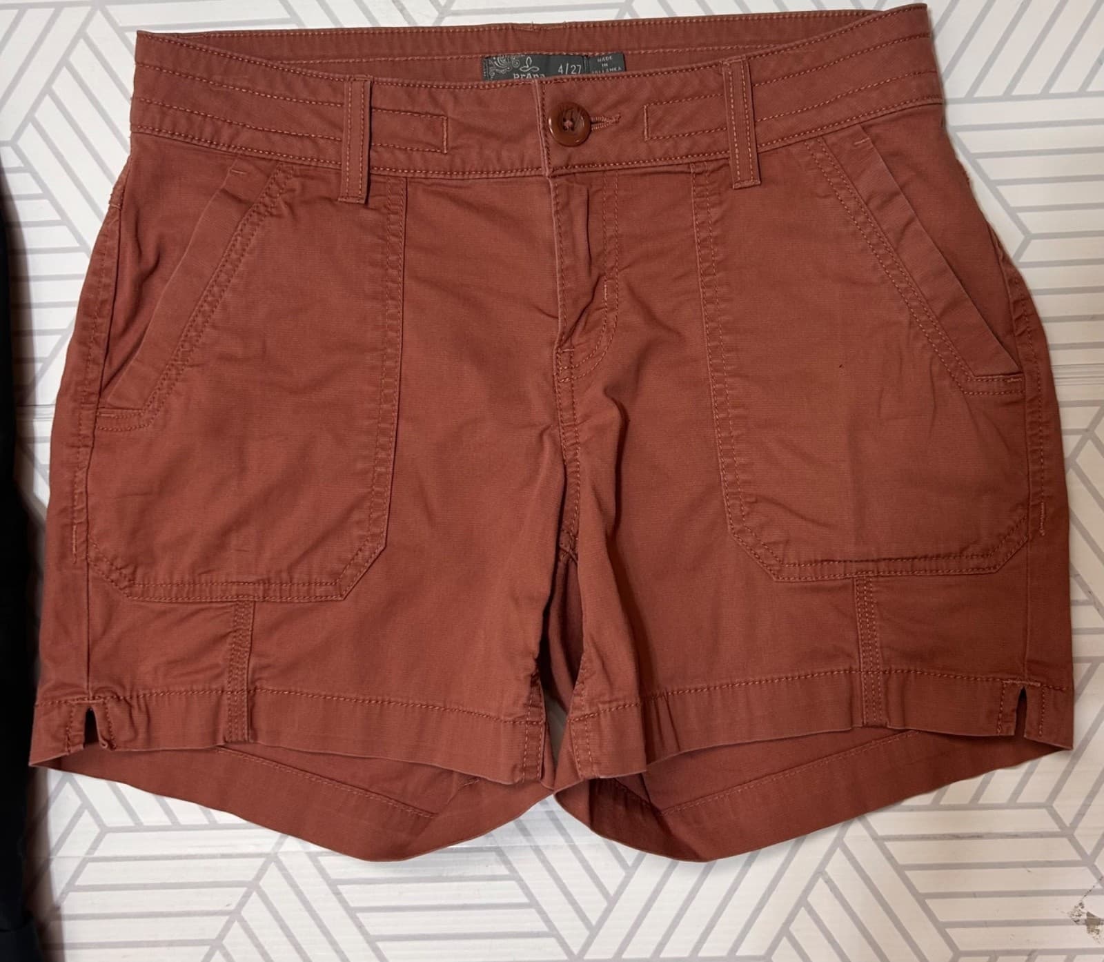 Bundle Kuhl Horizon & Prana Elle Shorts Size 4 W28 Cargo Hiking Black Rust a1 - Thumbnail 4